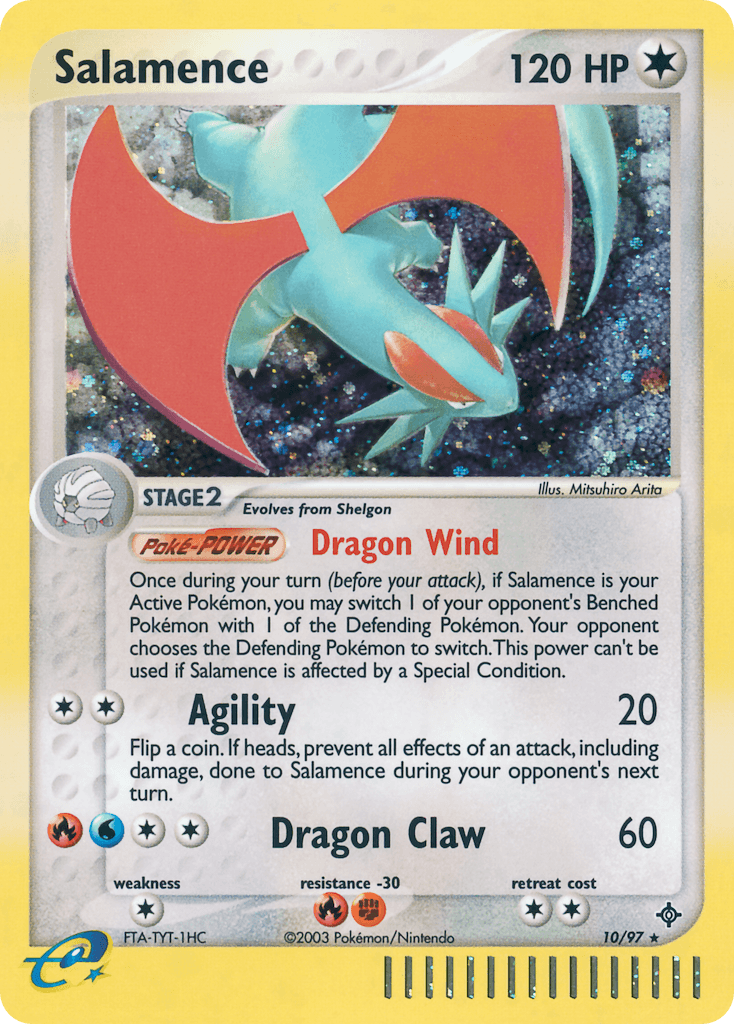 Salamence Pokémon card