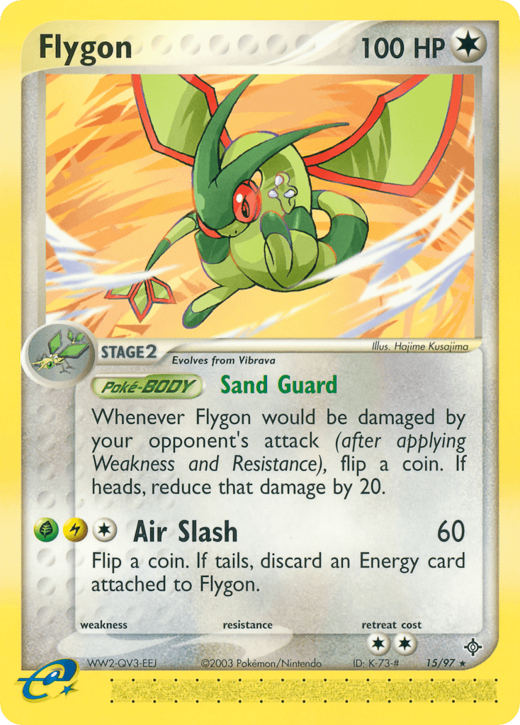 Flygon Pokémon card