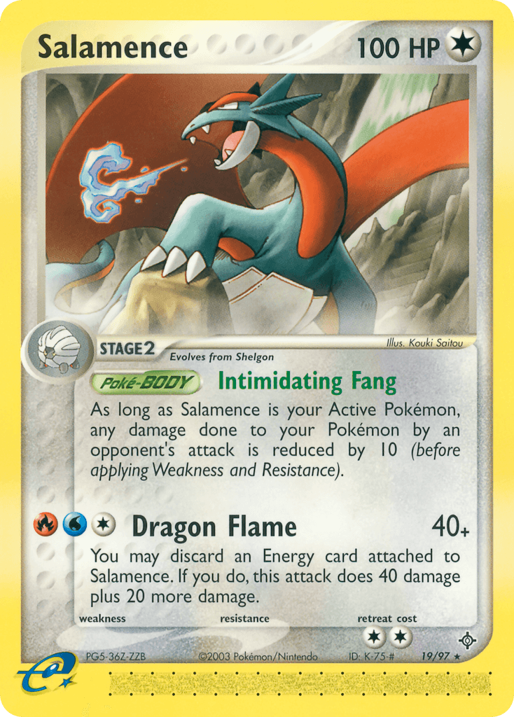 Salamence Pokémon card