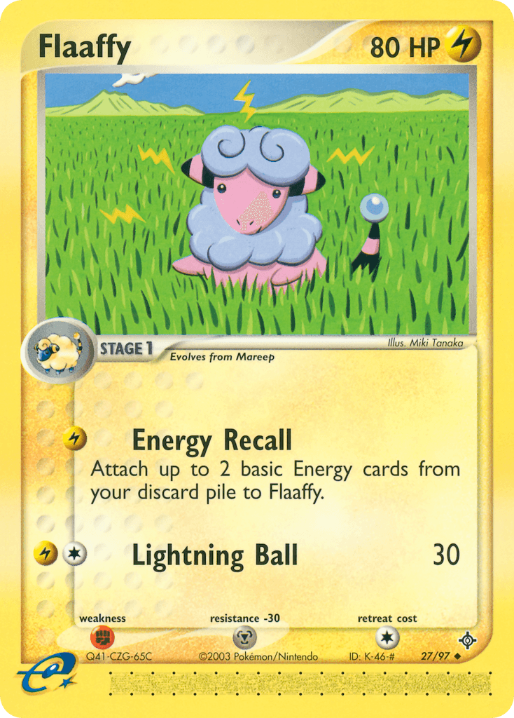 Flaaffy Pokémon card