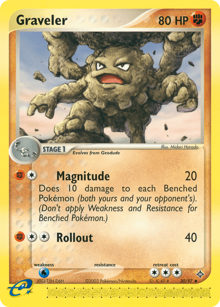 Graveler Pokémon card