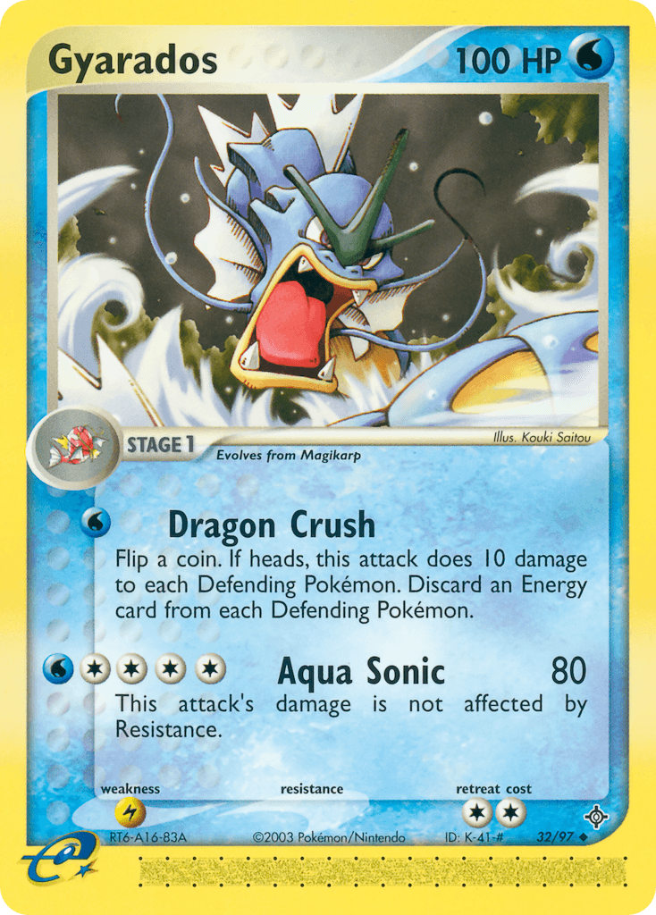 Gyarados Pokémon card