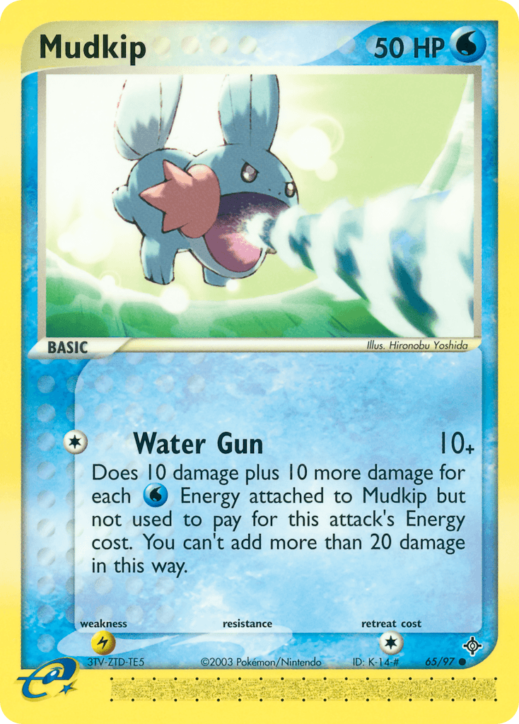Mudkip Pokémon card