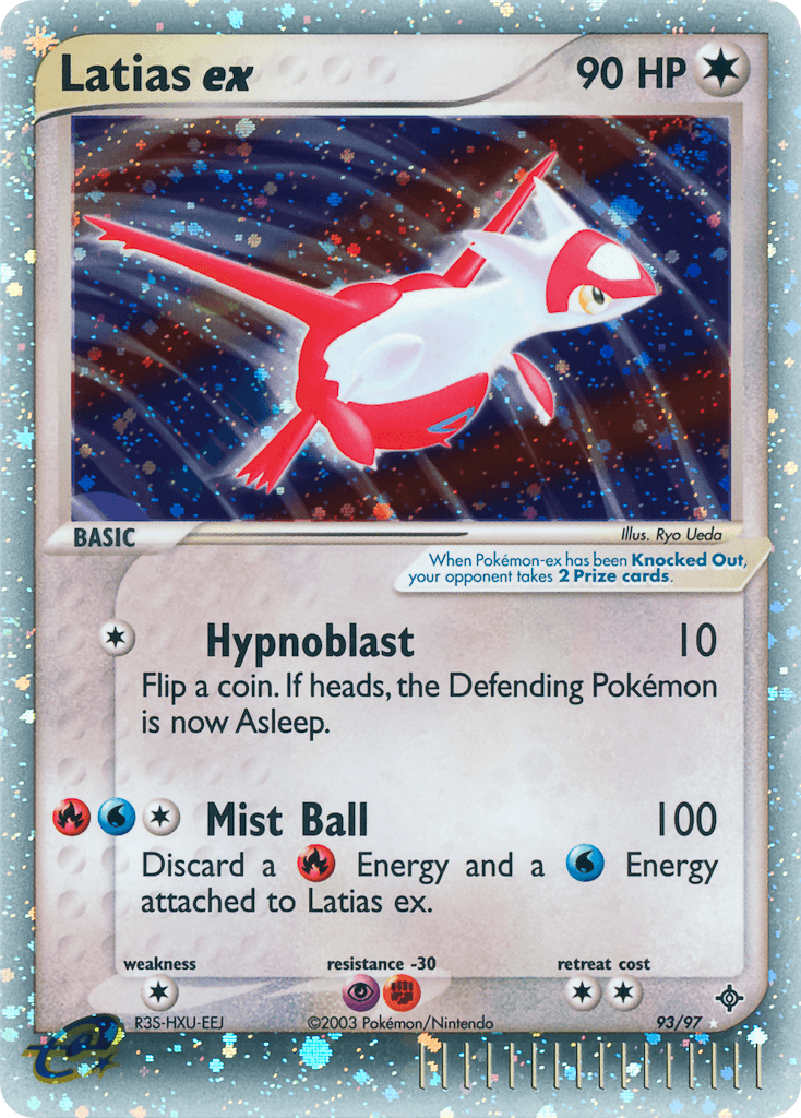 Latias ex Pokémon card
