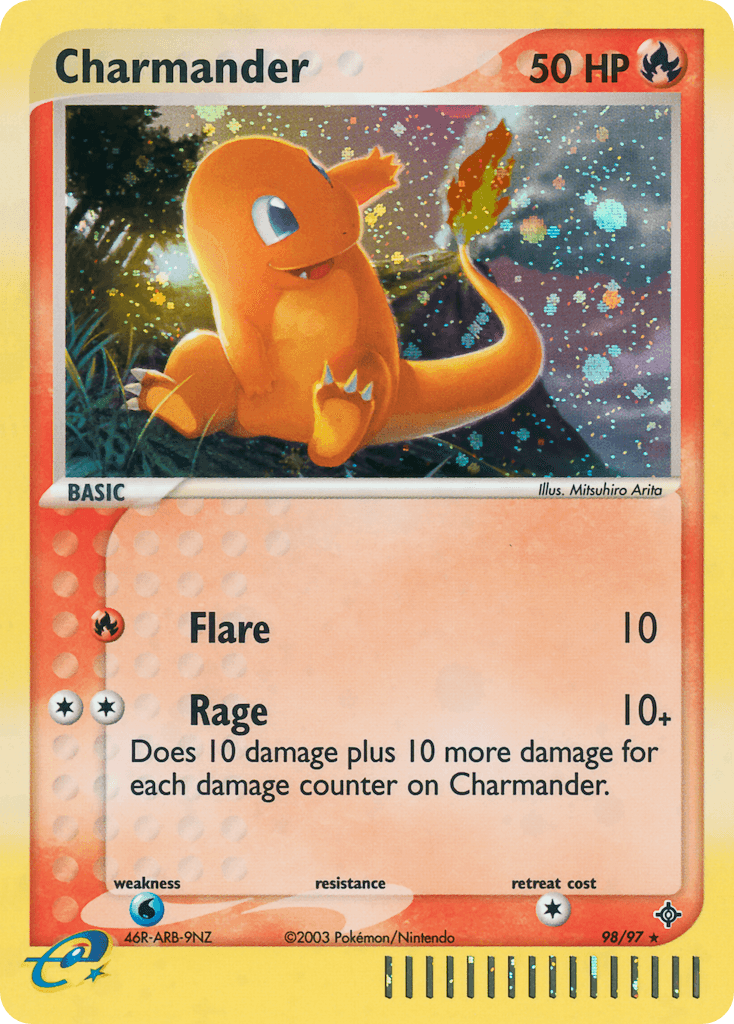 Charmander Pokémon card