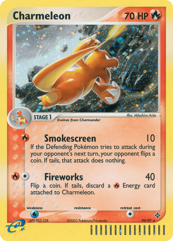Charmeleon Pokémon card