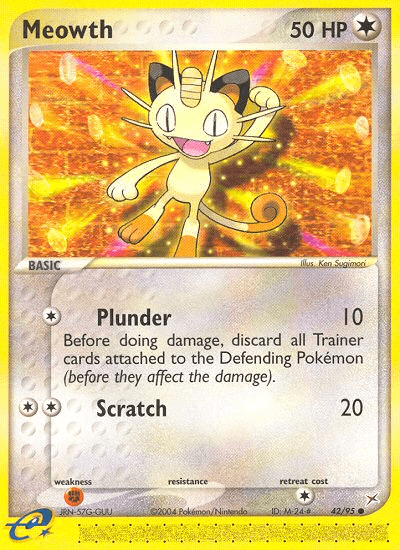 Meowth Pokémon card