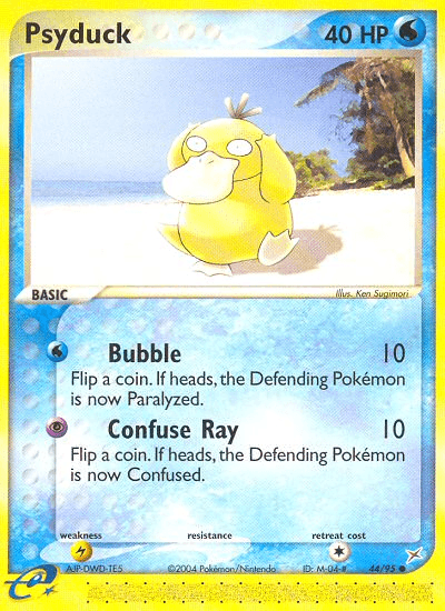 Psyduck Pokémon card