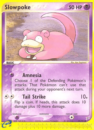 Slowpoke Pokémon card
