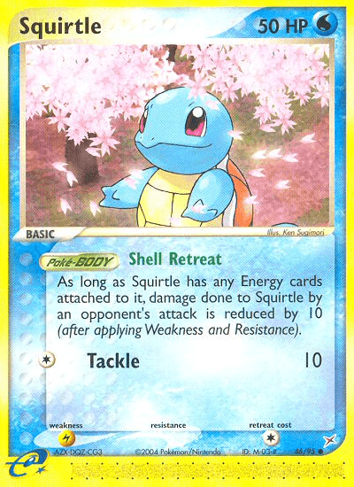 Squirtle Pokémon card
