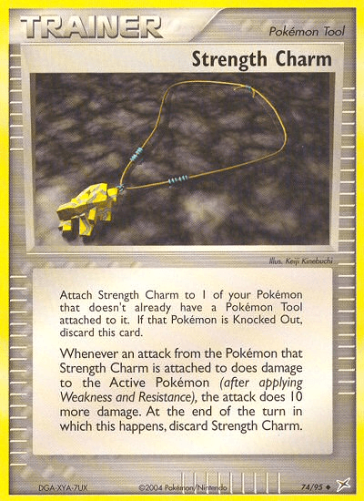 Strength Charm Pokémon card