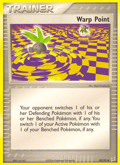 Warp Point Pokémon card