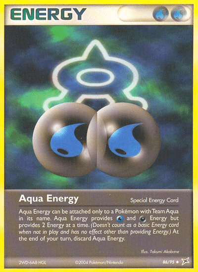 Aqua Energy Pokémon card