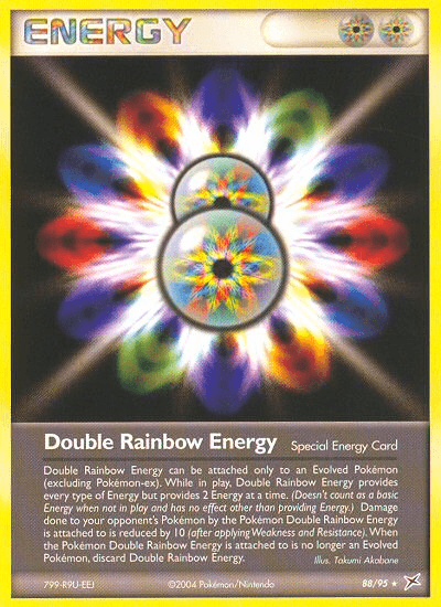 Double Rainbow Energy Pokémon card