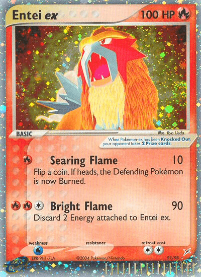 Entei ex — Rare Holo EX