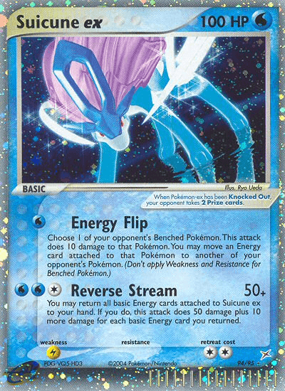 Suicune ex from Team Magma vs Team Aqua