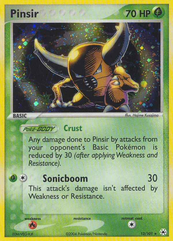 Pinsir Pokémon card