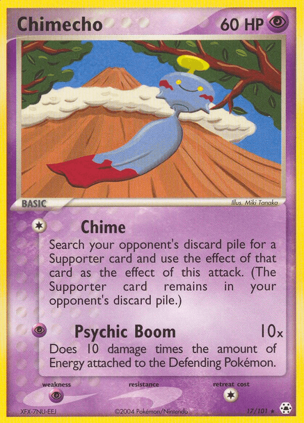 Chimecho Pokémon card