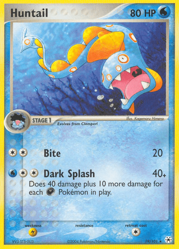 Huntail Pokémon card