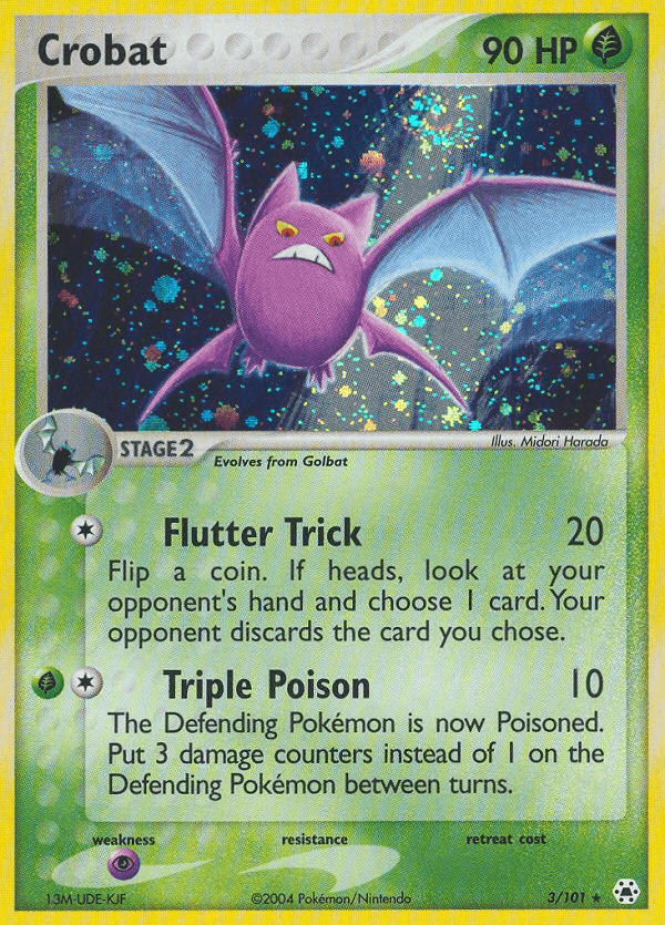 Crobat Pokémon card