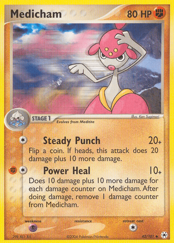 Medicham Pokémon card