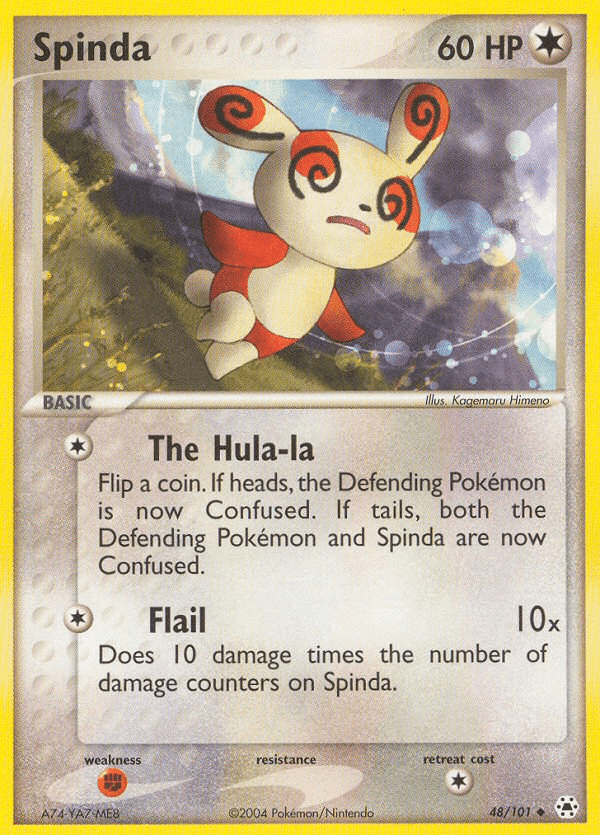 Spinda Pokémon card