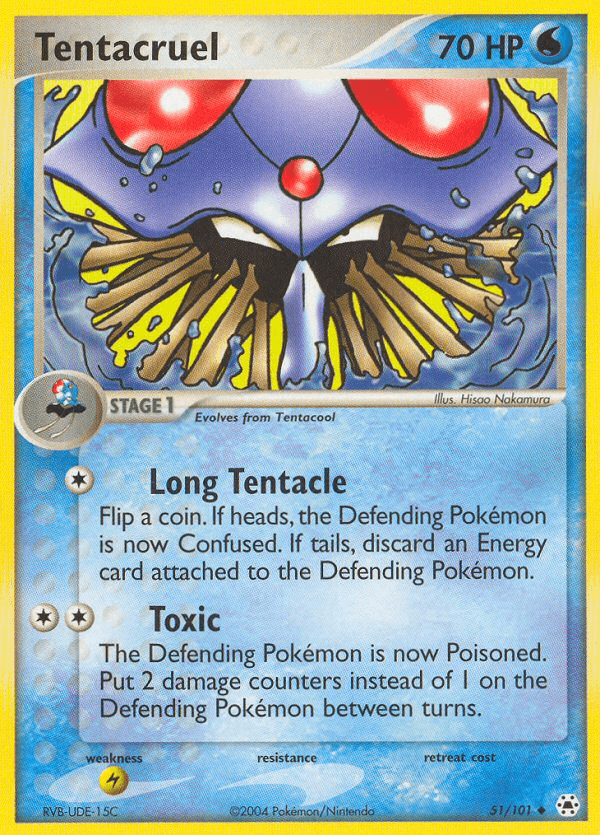 Tentacruel Pokémon card
