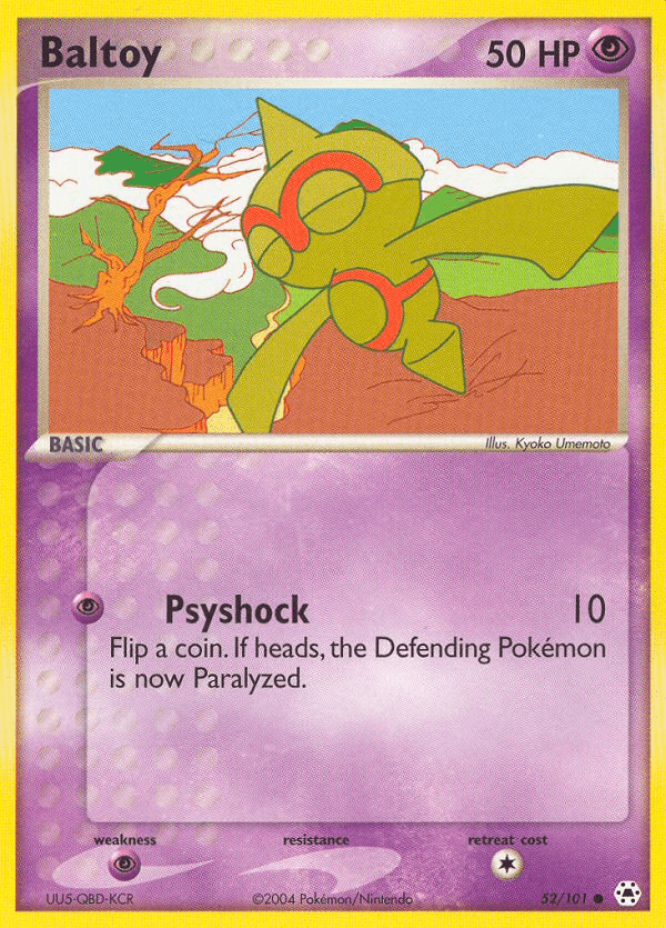 Baltoy Pokémon card