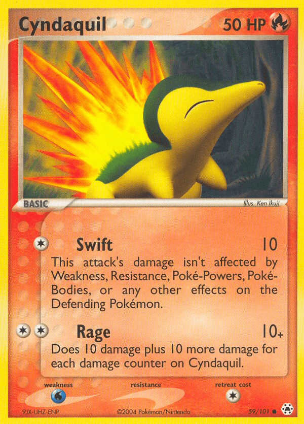 Cyndaquil Pokémon card