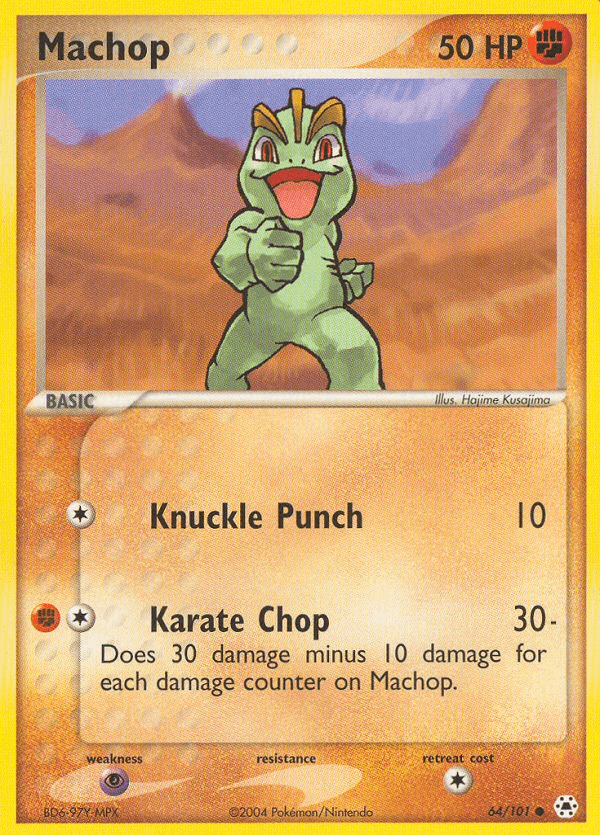 Machop Pokémon card