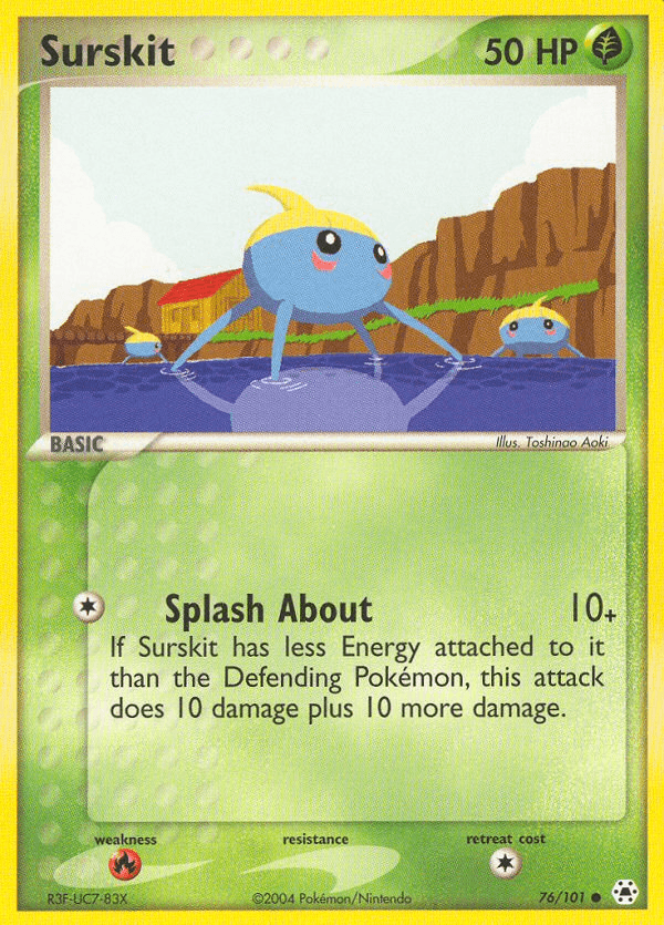 Surskit Pokémon card
