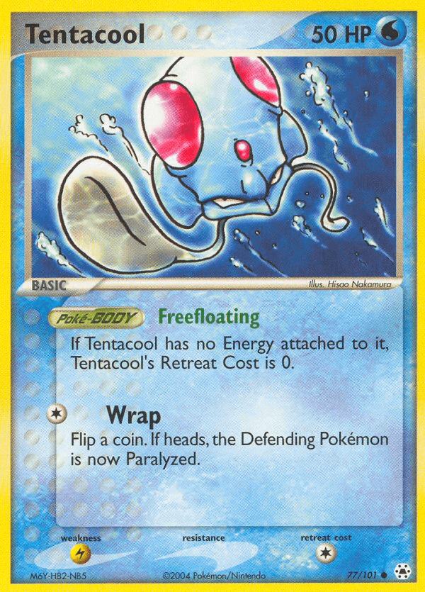 Tentacool Pokémon card