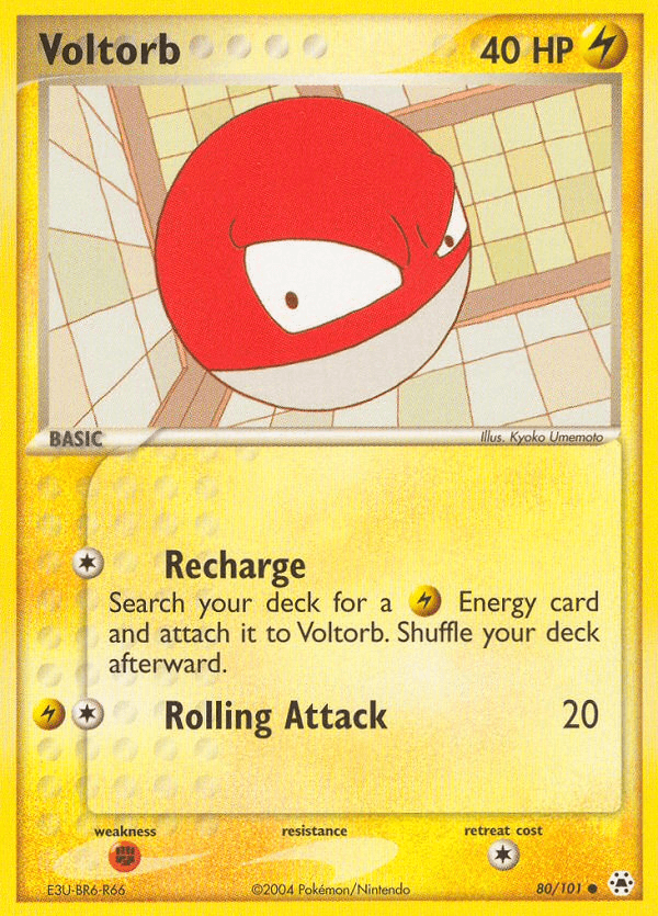 Voltorb Pokémon card