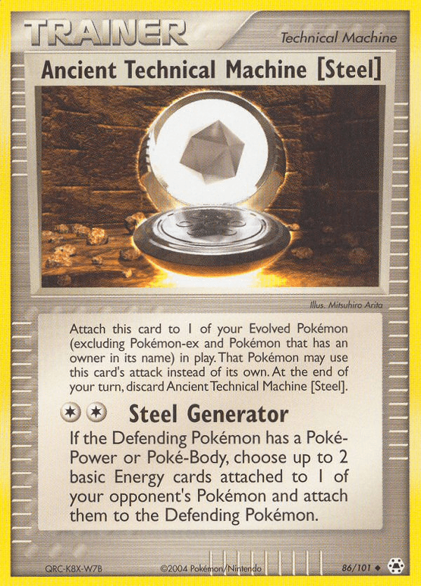 Ancient Technical Machine [Steel] Pokémon card