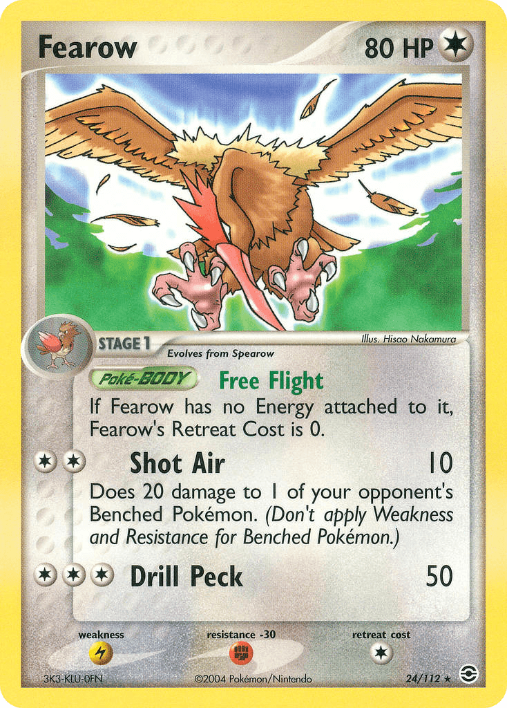 Fearow Pokémon card