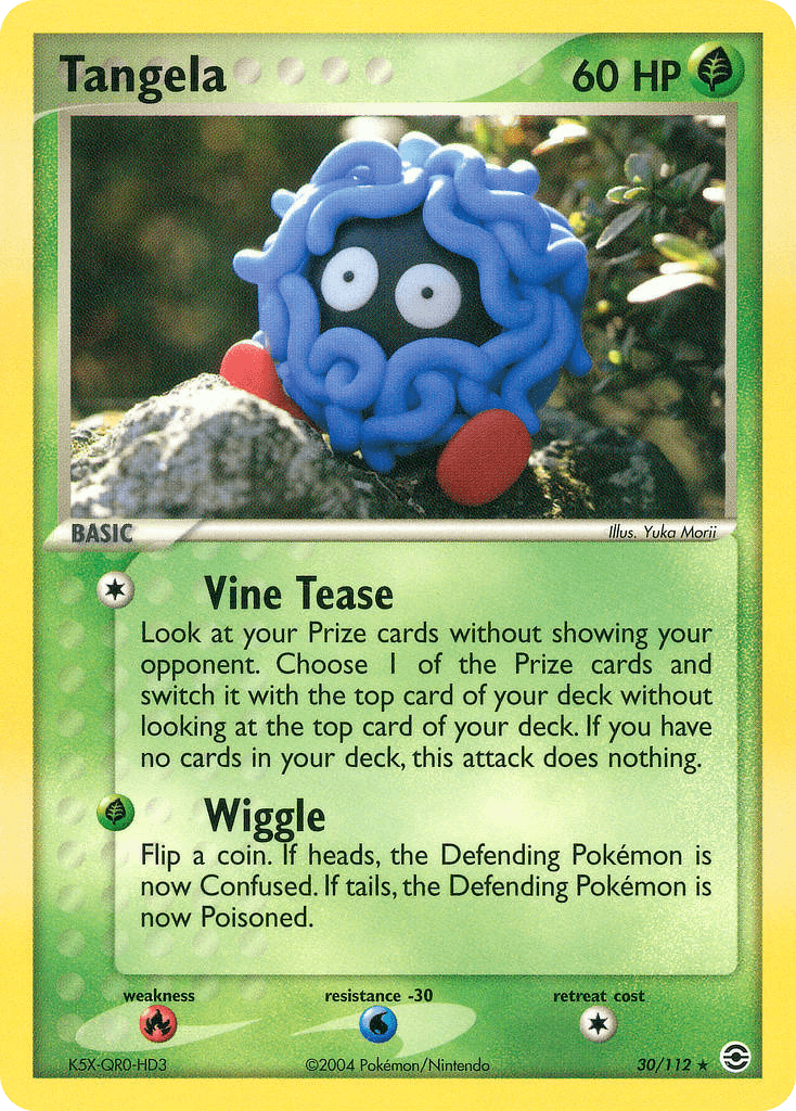 Tangela Pokémon card