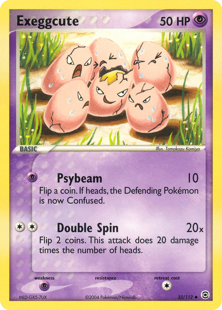 Exeggcute Pokémon card