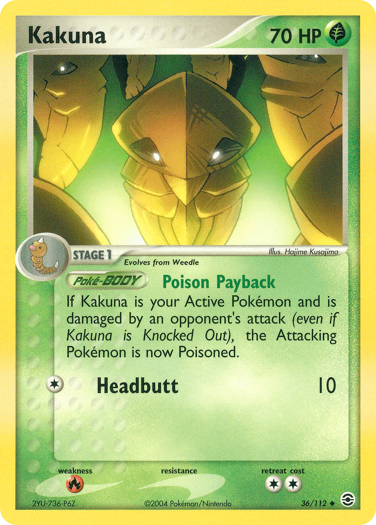 Kakuna Pokémon card