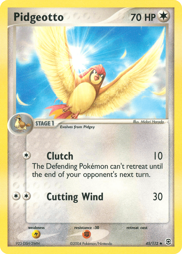 Pidgeotto Pokémon card