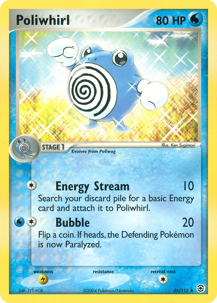 Poliwhirl Pokémon card