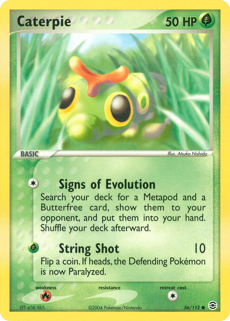 Caterpie Pokémon card