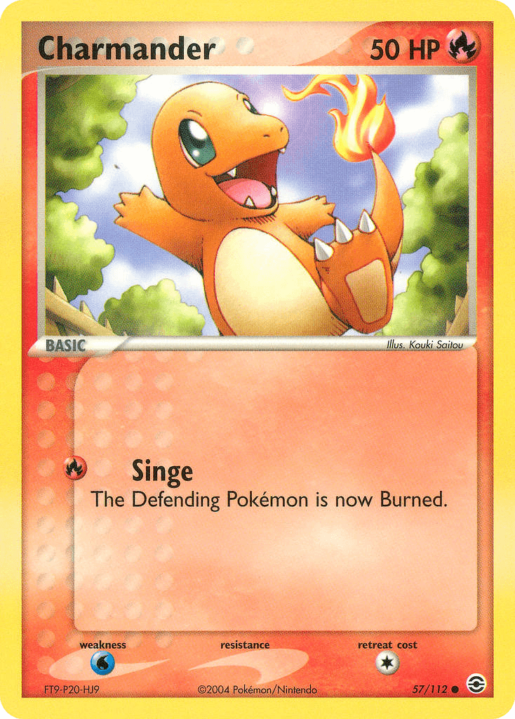 Charmander Pokémon card