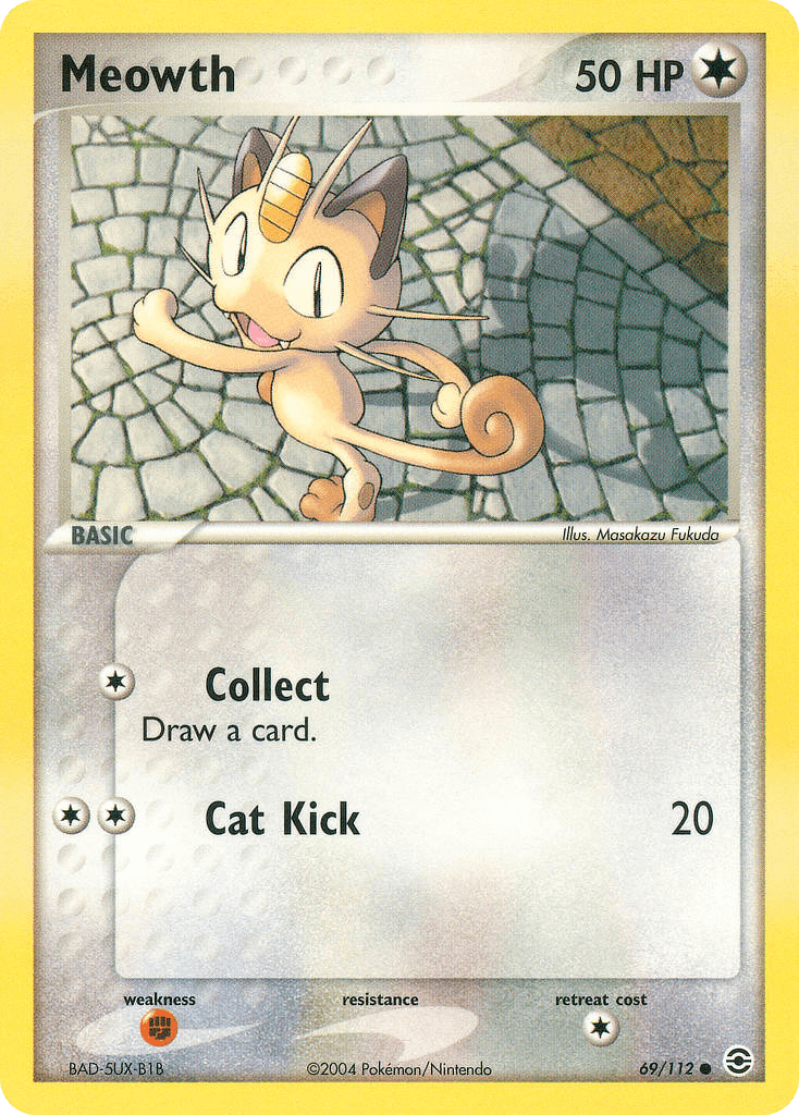 Meowth Pokémon card