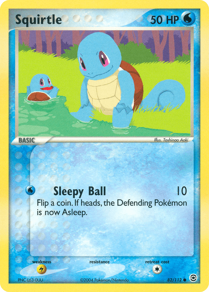 Squirtle Pokémon card