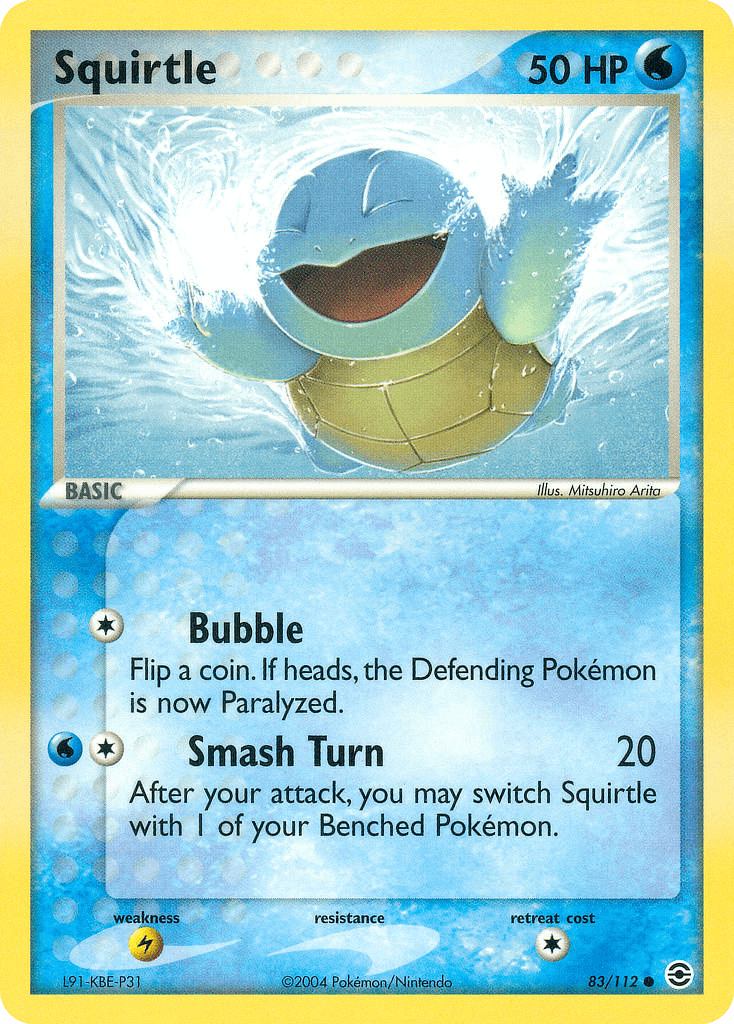 Squirtle Pokémon card