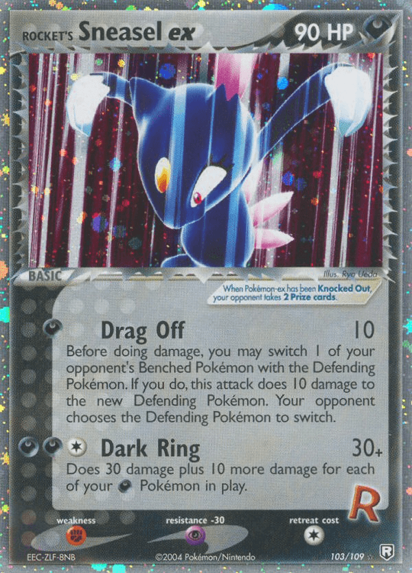 Rocket's Sneasel ex — Rare Holo EX