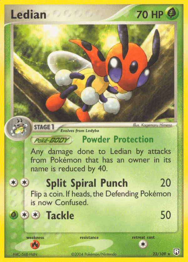 Ledian Pokémon card