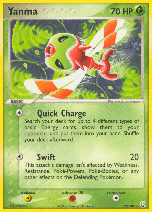 Yanma Pokémon card