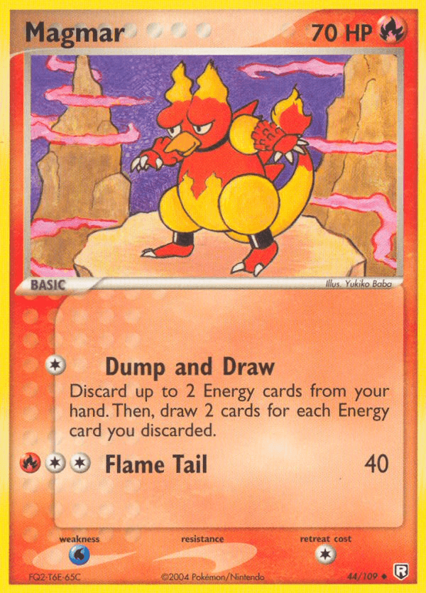 Magmar Pokémon card