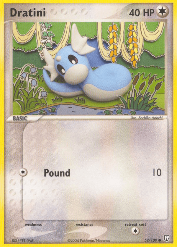 Dratini Pokémon card